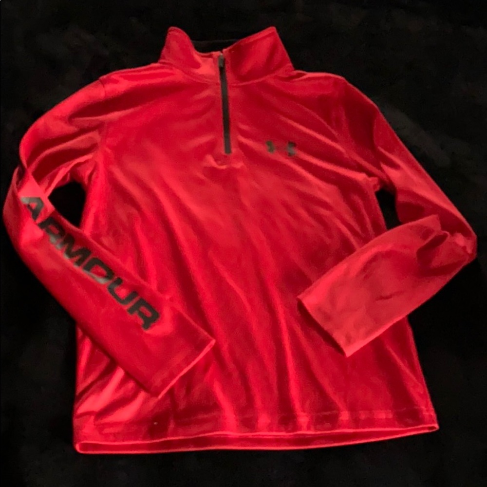 Youth Underarmour Long sleeve heat gear shirt
